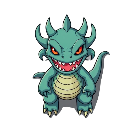 boss kraken estilo chibi