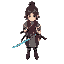 genshin inspired water sword caracter