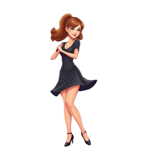 female salsa dancer doing a spin