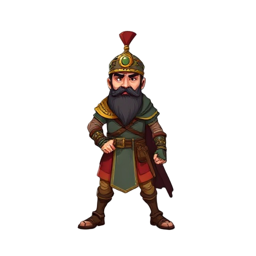 a warrior from the ottoman army