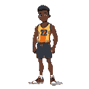 a 17 year old male african american athelete.