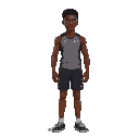 a 17 year old male african american athelete.