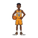 a 17 year old african american basketball player.