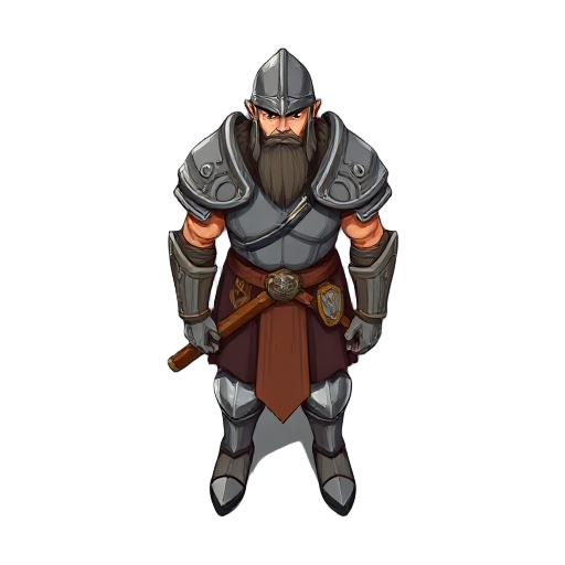 an warrior, strong and fast, full plate armor, long swort. nordic mitology.