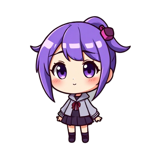 anime violet girl 