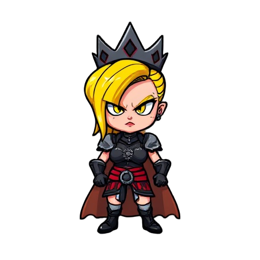 pixel-art-yellow-haired-supremacist-tyrannical-strong-badass-queen 