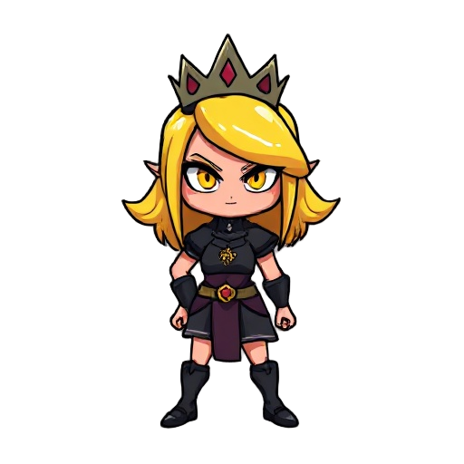 pixel-art-yellow-haired-supremacist-tyrannical-strong-badass-queen 