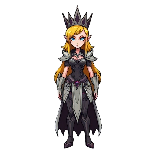 evil-adult-pixel-art-yellow-haired-supremacist-tyrannical-strong-badass-queen 