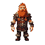 viking, redhair, leather armor