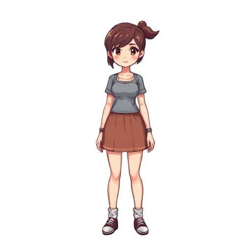 cute women pixel