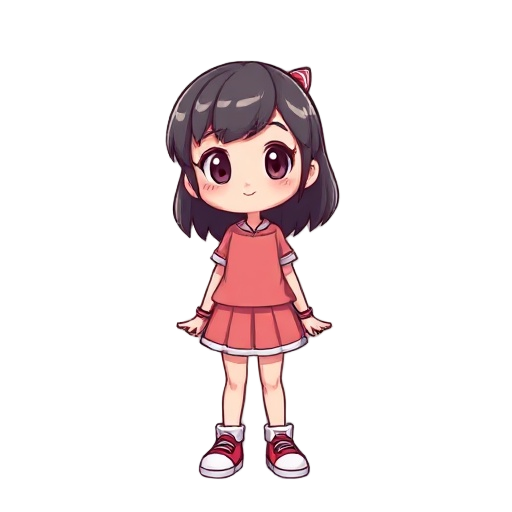 cute girl character