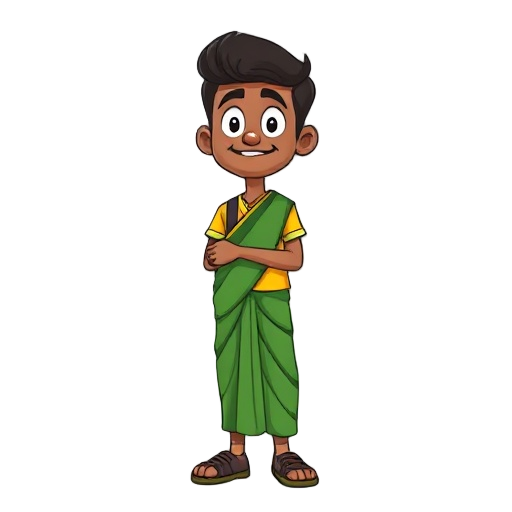 tamil character waking 