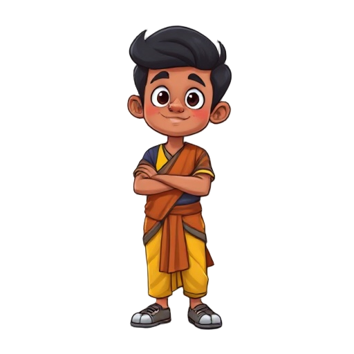 tamil character waking 