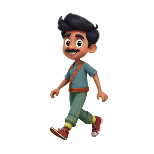 tamil character walking