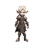 white hair elf warrior