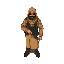 ottoman soldier in desert comoflouge hotline miami style