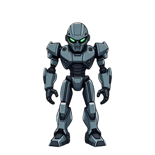 terminator robot front view