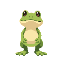 grass type frog pokemon