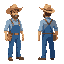 male farmer character