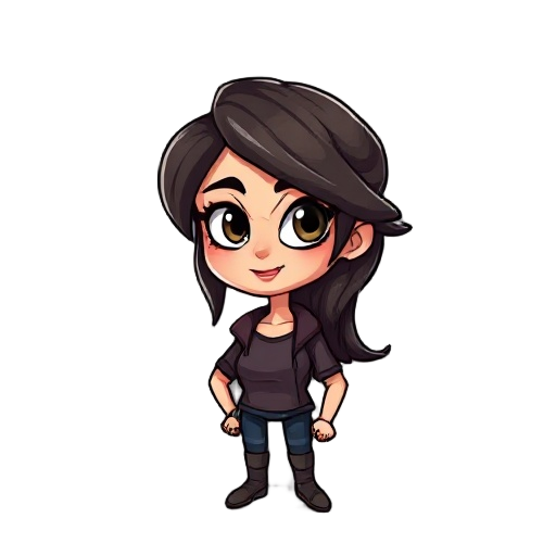 uma mulher com cabelo caacheado