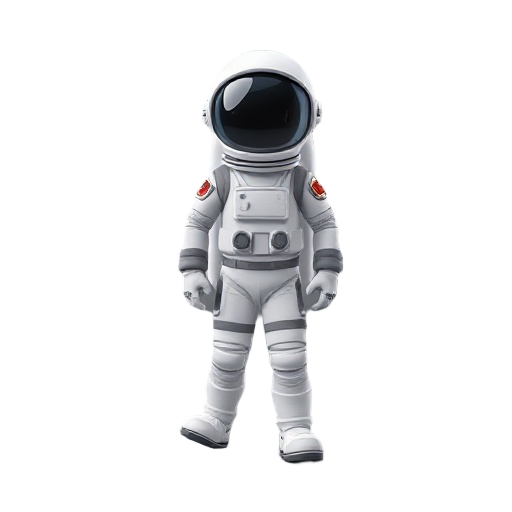 an astronaut walking