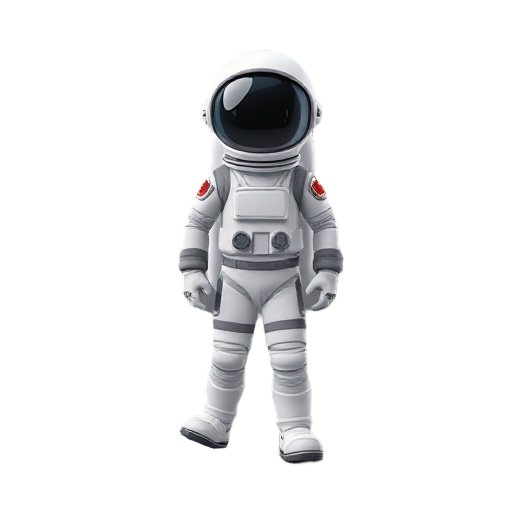 an astronaut walking