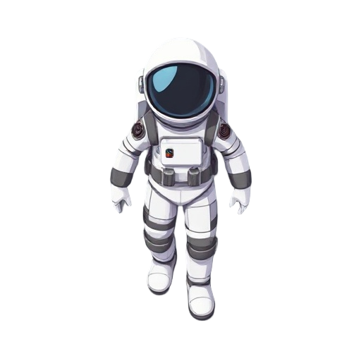 an astronaut walking