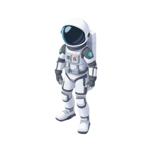 an astronaut walking