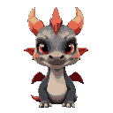 young dragon cool charming