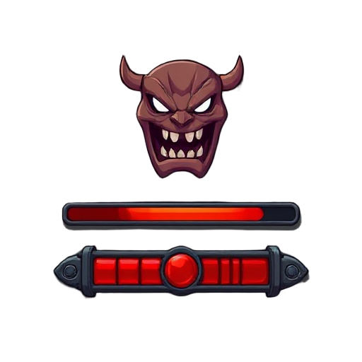 life bar for a boss with bloodborn aspect