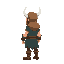 viking  facing left