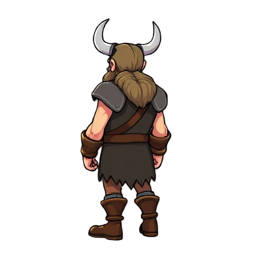 viking  facing left