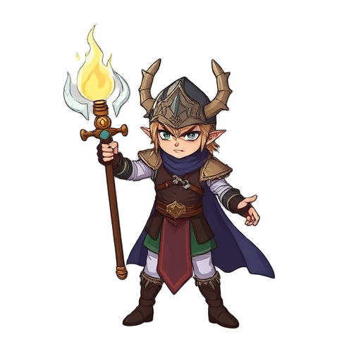 a battle mage for a 2d platformer inspired by final fantasy 2’s paladin cecil