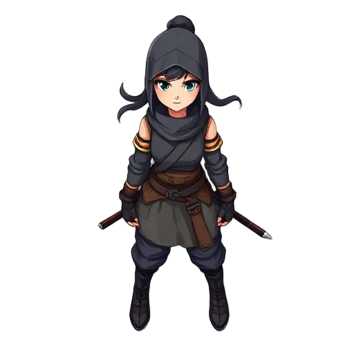 a middle aged female ninja 