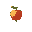 apple on a stick