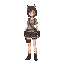 ghilbi art style, female survival theme 