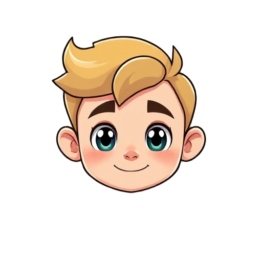 face character cute boy