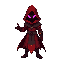 the crimson warlock design: based on its mechanics and theme, here's what would fit perfectly: visual identity: shape: hooded/robed figure (classic warlock silhouette) color palette: phase 1: deep crimson red, dark red/maroon shadows, glowing orange/gold 