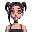 goth girl in latex
