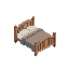 old bed 2d pixel