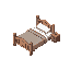 old bed 2d pixel straight