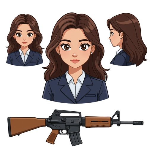 make an ak-47, a school shooter outfit female version