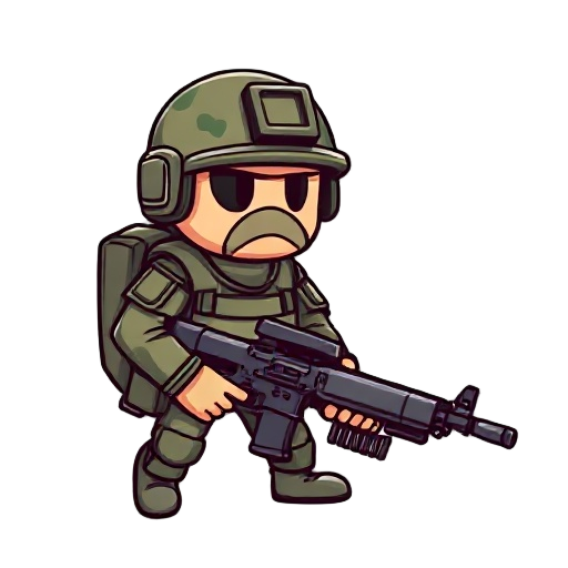 8-bit, soldier,