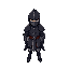 knight in black armor