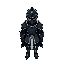 knight in black armor