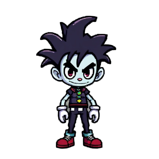 can u make mista from jojos as a pixel character in undertale?
