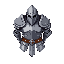middle age realistic knight brace armor