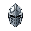 realistic knight helmet