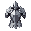 middle age realistic knight chest armor