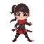 a girl ninja